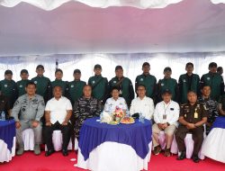 Ditengah Guyuran Hujan, Dankodaeral IX Melepas Tim Ekspedisi Rupiah Berdaulat