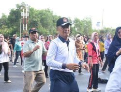 Danlanal Bintan Hadiri Acara Olahraga Bersama dan Ulang Tahun ASN Tahun 2025