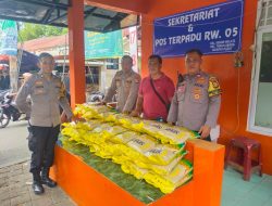 Gerakan Pangan Murah, Polsek Metro Tanah Abang Adakan Beras SPHP, Warga Kebon Melati Sangat Berterima Kasih