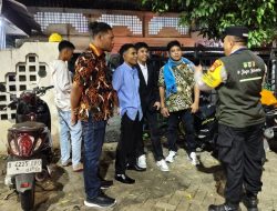 Bhabinkamtibmas Gondangdia Patroli Acara PMKRI, Tekankan Keamanan dan Ketertiban Warga Sekitar