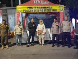 Bersama Tiga Pilar Menteng Gencarkan Patroli Malam di Perbatasan Kalipasir Demi Jakarta Aman Dari Tawuran Warga
