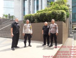 Patroli Mobile Samapta Polsek Senen Antisipasi 3C dan Kejahatan Jalanan di Wilayah Hukum Senen