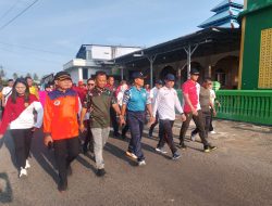 Posal Manna Lanal Bengkulu Ikuti Jalan Santai Dalam Rangka Memperingati HUT Ke-80 TNI Tahun 2025