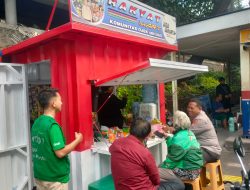 Kapolsubsektor Blora Ajak Komunitas Ojol Jaga Kamtibmas Lewat Sambang Di Rakyat Mart Blora