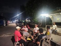 Bhabinkamtibmas Duri Pulo Bersama Pokdarkamtibmas Sambang Pos Kamling RW 12, Ajak Warga Tingkatkan Kewaspadaan Lingkungan