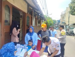 Bhabinkamtibmas Duri Pulo Monitoring Posyandu Balita, Wujudkan Masyarakat Sehat dan Aman