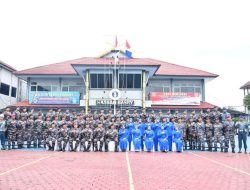 Lanal Banjarmasin Sambut Kunjungan Kerja Dankodaeral XIII