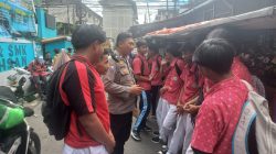 Dekatkan Dengan Pelajar, Polisi Sampaikan Imbauan Kepada Pelajar SMK AL Ihsan Kebon Kacang “Tugas Pelajar Adalah Belajar”