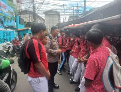 Dekatkan Dengan Pelajar, Polisi Sampaikan Imbauan Kepada Pelajar SMK AL Ihsan Kebon Kacang “Tugas Pelajar Adalah Belajar”