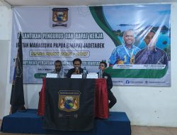 IMAPA Jadetabek Resmi Dilantik Fokus pada Pengadaan Asrama Papua dan Isu Sosial Papua