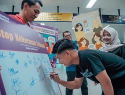 Peringati Sumpah Pemuda, Milenial KAI Commuter Lakukan Sosialisasi Anti Pelecehan dan Kegiatan TJSL
