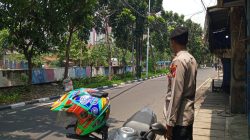 Patroli Bermotor Unit Samapta Polsek Kemayoran Jaga Situasi Aman dan Kondusif di Siang Hari