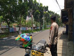 Patroli Bermotor Unit Samapta Polsek Kemayoran Jaga Situasi Aman dan Kondusif di Siang Hari