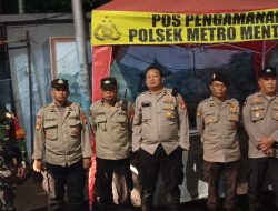 Jaga Jakarta Aman, Polsek Menteng Bersama Tiga Pilar Gencarkan Patroli Malam Di Kwitang Kalipasir