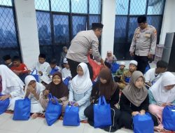 Hangat dan Penuh Haru, Polres Metro Jakarta Pusat Berbagi Kebahagiaan dengan Anak Yatim