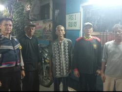 Bhabinkamtibmas Cikini Patroli Dini Hari, Pastikan Keamanan Warga Raden Saleh Tetap Kondusif