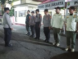 Polsek Metro Gambir Gelar Apel Patroli Cipkon 3 Pilar, Pastikan Keamanan Malam Akhir Pekan di Wilayah Gambir
