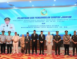 Wadan Kodaeral I Hadiri Pelantikan dan Sumpah Jabatan Penjabat Sekretaris Daerah Sumatera Utara