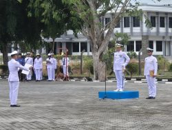 Teladani Jiwa Patriotisme Para Pahlawan, Prajurit Lanal Bintan Ikuti Upacara Hari Pahlawan