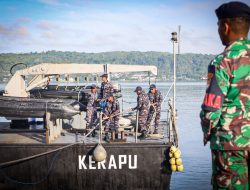 Songsong Hari Armada RI, Kodaeral IX Sukses Gelar Bakti Kesehatan dan Komsos Untuk Masyarakat Seram Utara Maluku Tengah Gunakan KRI Kerapu-812