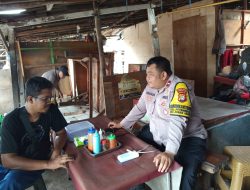 Bhabinkamtibmas Ajak Pedagang Jaga Wilayah di Pasar Tradisional Pintu Air