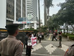 Polsek Metro Tanah Abang dan Polda Metro Jaya Amankan Aksi Unjuk Rasa di PT Harita