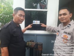Sahabat Patroli Hadir di Lingkungan Anda, Polsek Menteng Gencarkan Sosialisasi Barcode Kamtibmas