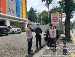 Sasar Hotel dan Area Padat, Patroli Samapta Senen Perketat Pengamanan Siang Hari