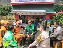 Polri Dekat Dengan Rakyat, Kapolsubsektor Blora dan Bhabinkamtibmas Menteng Ajak Ojol Bersinergi Jaga Kamtibmas