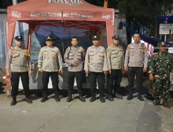 Patroli Tiga Pilar Menteng Kawal Perbatasan Kwitang Kalipasir, Jaga Jakarta Tetap Kondusif