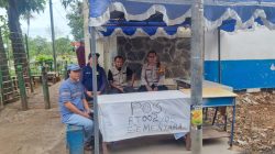 Bhabinkamtibmas Karet Tengsin Silahturahmi Dengan FKDM dan LMK Sampaikan Imbauan Kamtibmas