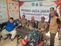 Sinergi Tiga Pilar Karet Tengsin Bersama LMK dan FKDM dalam Menjaga Kamtibmas serta Jaga Jakarta