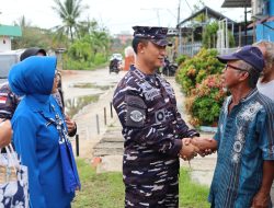 Tebar Kepedulian Sosial dan Kuatkan Jalinan Silaturahmi Warnai Peringatan HUT Ke-63 Kowal di Lanal Dumai
