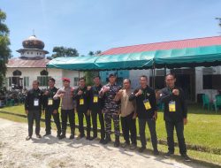Lanal Simeulue Bersinergi Dengan Unsur Forkopimda Simeulue Dalam Rangka Sukseskan Pilkades Serentak Tahun 2025 di Wilayah Kabupaten Simeulue