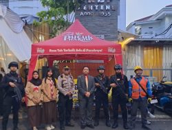 Polsek Metro Menteng Amankan Misa Natal Gereja HKBP Menteng, Ibadah Berlangsung Kondusif