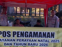 Polsek Metro Menteng Pastikan Misa Natal GBI Wahid Hasyim Berlangsung Aman dan Kondusif