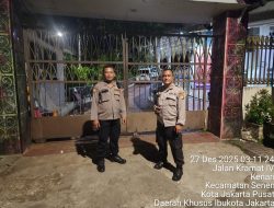 Amankan Libur Nataru, Polsek Senen Intensifkan Patroli di Titik Rawan