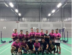 BRI BO Bumi Serpong Damai Gelar Kegiatan Olahraga Rutin Badminton