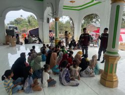 Tim Trauma Healing TNI AL Membalut Luka Psikologis Anak-Anak Terdampak Bencana di Bireuen