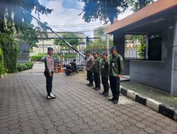 Apel Persiapan Pelayanan Aksi Penyampaian Pendapat di Muka Umum di Kantor Dinas Pertamanan dan Hutan Kota DKI Jakarta