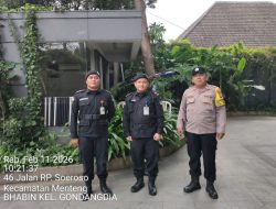 Bhabinkamtibmas Gondangdia Sambangi Nasdem Tower, Perkuat Pengamanan Gedung