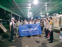 Polisi Amankan Pawai Obor Sambut Ramadhan di Kebon Kosong Kemayoran