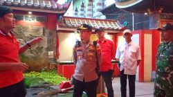 Kapolsek Metro Tanah Abang Cek Kesiapan Personel Pelayanan Ibadah Imlek 2026 di Vihara Hok Tek Ceng Sin