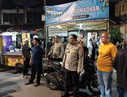 Polsek Metro Tanah Abang Amankan Kegiatan Tarhib Ramadhan Pawai Obor di Kebon Kacang