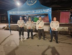 Polsek Metro Tanah Abang Intensifkan Pelayanan Pos Pantau Ramadhan di Blok F Pasar Tanah Abang