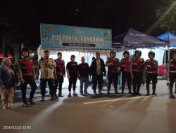 Polisi dan Pokdar Kamtibmas Perketat Penjagaan Posko Ramadan Gunung Sahari, Antisipasi Tawuran Jelang Subuh