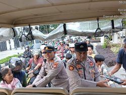 Polsek Metro Menteng Tebar Berkah Ramadan, Bagikan 100 Nasi Siap Saji di Taman Proklamasi