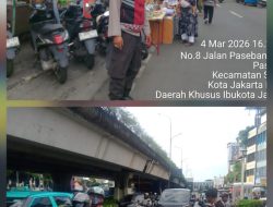 Polisi Cek Aktivitas Pasar Tumpah di Senen, Pastikan Situasi Aman dan Kondusif