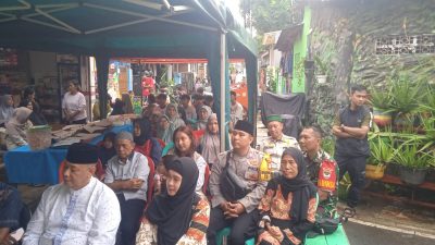 Polisi Hadiri Silaturahmi dan Santunan Anak Yatim di Kenari Senen, Warga Antusias