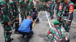 Kodim 0502/Jakarta Utara Gelar Pelatihan Water Tank, Simulasi Pemadaman Api Dilaksanakan
